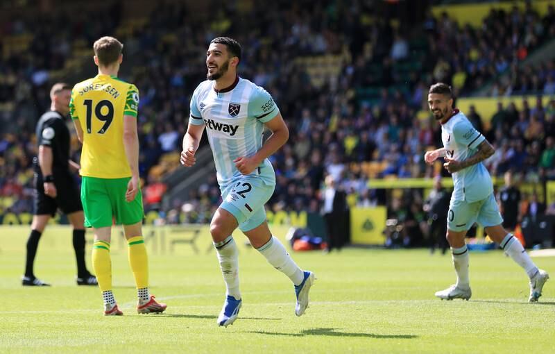 Centre midfield: Said Benrahma (West Ham) - After the Europa League disappointment, West Ham bounced back in style with a comfortable win at Norwich. Benrahma was central to their performance with two goals. Getty