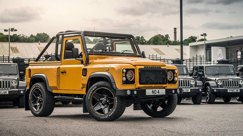The Chelsea Truck Company World Cup Edition Defender is on sale now for £69,995 (Dh340,263). Kahn Design