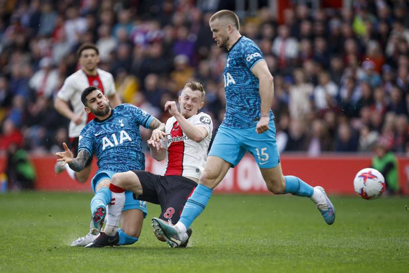 Christian Romero - 7 Made a superb last-ditch tackle to deny Ward-Prowse the chance to play Walcott through on goal in the 33rd minute. Showed great awareness to stop Elyounoussi the getting on the end of Walcott’s cross soon after. AP