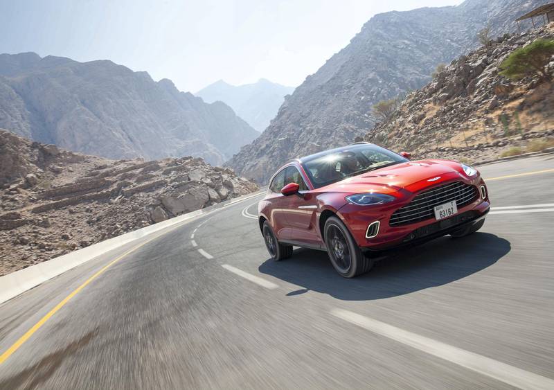 Aston Martin claims the DBX SUV will get from zero to 100km/h in 4.5 seconds.