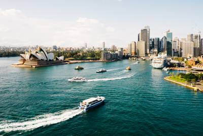 Sydney Harbour. The optimism of foreign workers is very high in Australia, which took second place. Unsplash Images