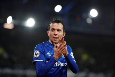 Bernard is the Everton top earner on £120,000 a week. That would drop to £60,000 with a 50 per cent cut. For the rest of the squad, swipe the picture. All figures according to Spotrac.com. Reuters