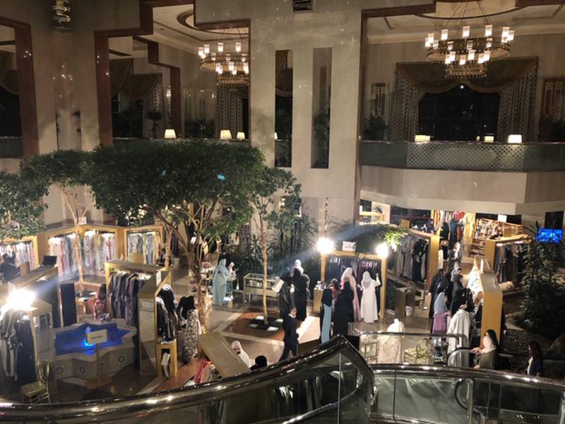 The SummerDan bazaar is taking place at the Hilton hotel in Jeddah. Miriam Nihal / The National