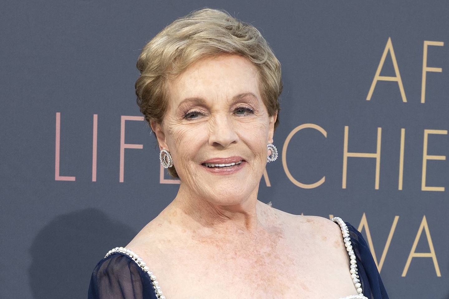 Julie Andrews most recently voiced Lady Whistledown in Bridgerton. AFP