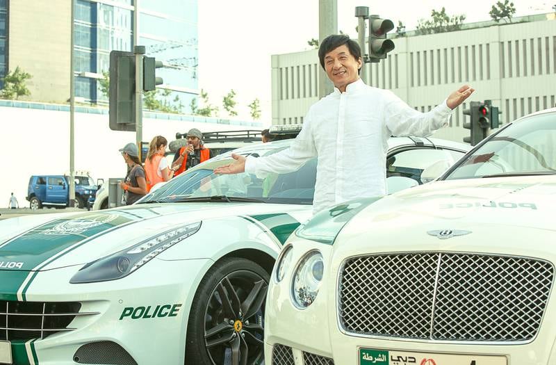 A handout photo of Jackie Chan in "Kung Fu Yoga" (Courtesy: Gulf Film) *** Local Caption ***  al01fe-movies-chan.jpg