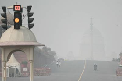 The air quality in Delhi has plummeted to dangerous levels. AFP