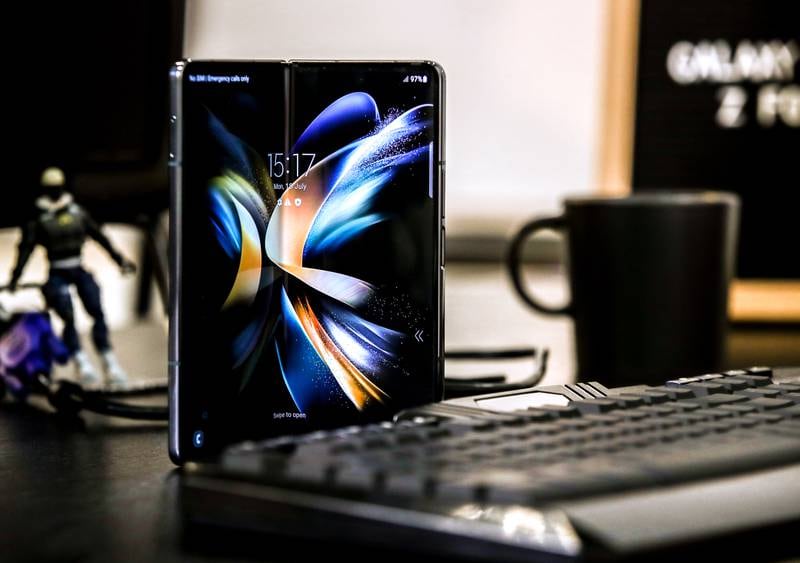 The Samsung Galaxy Z Fold 4 starts at Dh6,849 ($1,864). Its 1TB version is exclusive to Samsung's website.