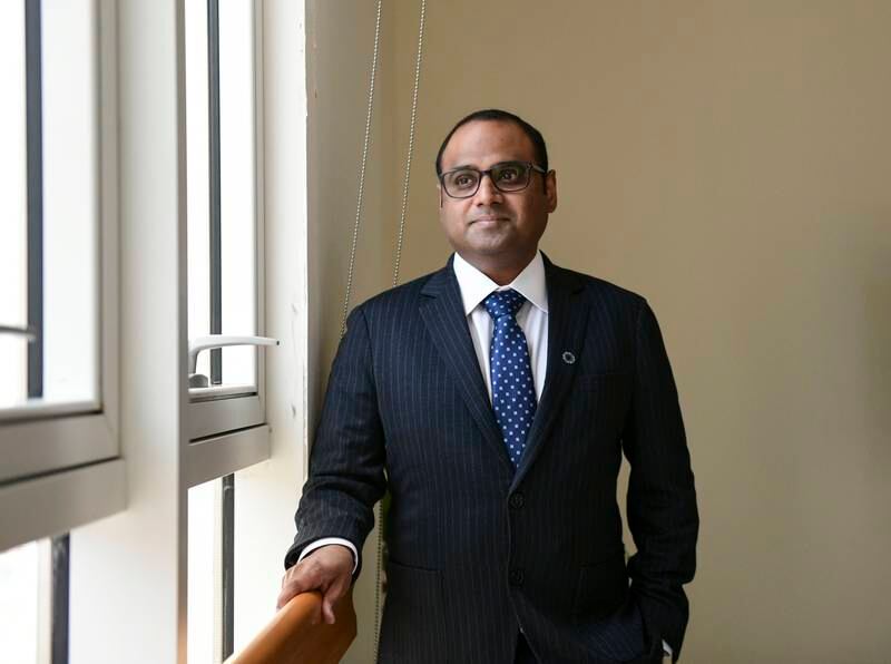 Dr Kalyan Gudavalli, director of health insurance and services at Burjeel Holdings, has spoken of the UAE's effective interconnected health system. Khushnum Bhandari / The National 
