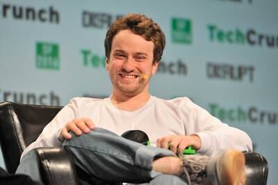 The National looks into the career of George Hotz, pictured speaking in San Francisco in 2016. Getty Images via AFP