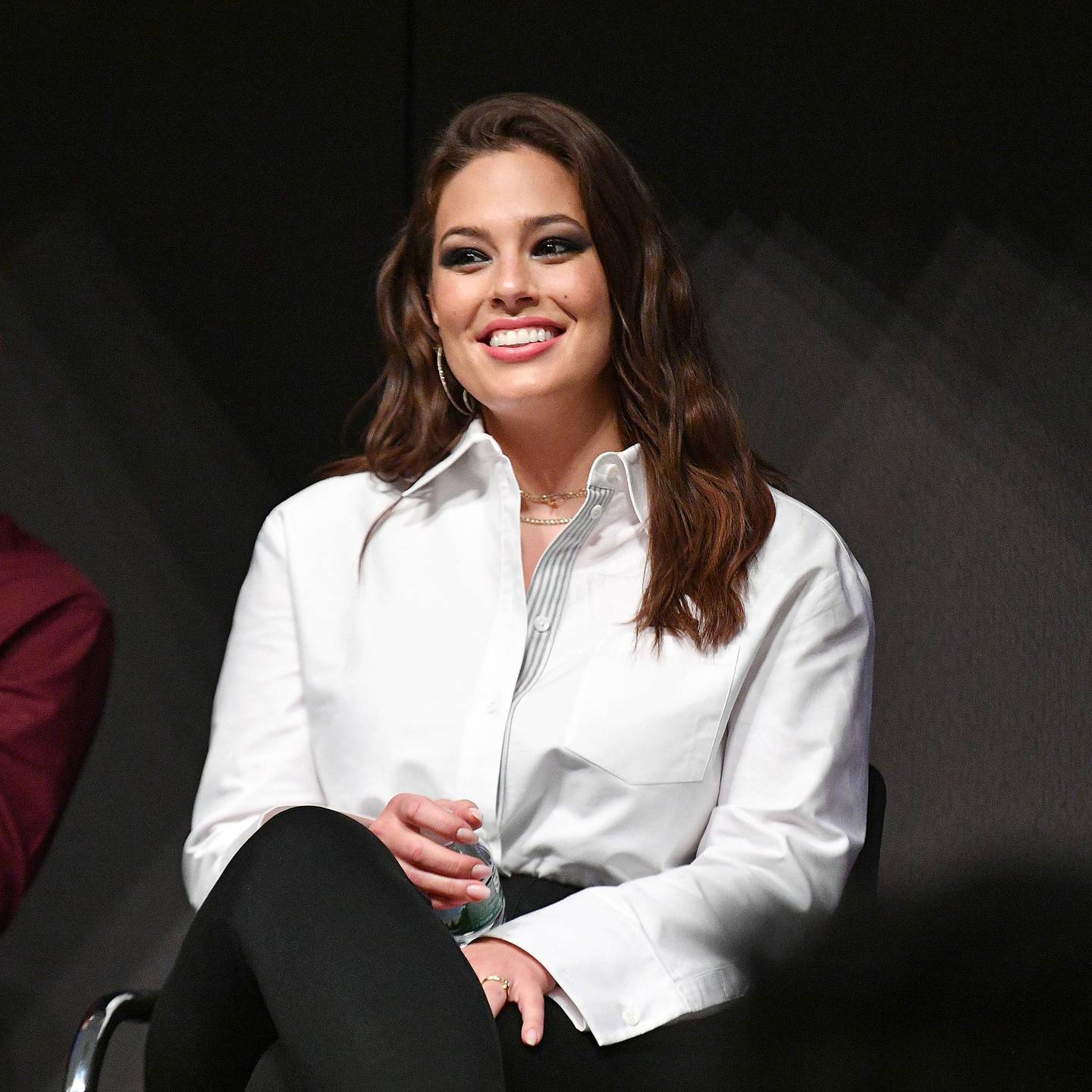 NEW YORK, NEW YORK - JANUARY 17: Ashley Graham attends Cocktails and a Conversation with the Stars of Lifetime's "American Beauty Star" featuring host and executive producer Ashley Graham, mentor Sir John and judges Christie Brinkley and Leah Wyar on January 17, 2019 in New York City. (Photo by Dia Dipasupil/Getty Images for Lifetime)