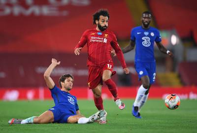 Mohamed Salah - 6: Wayward with his finishing but always a threat. Reuters