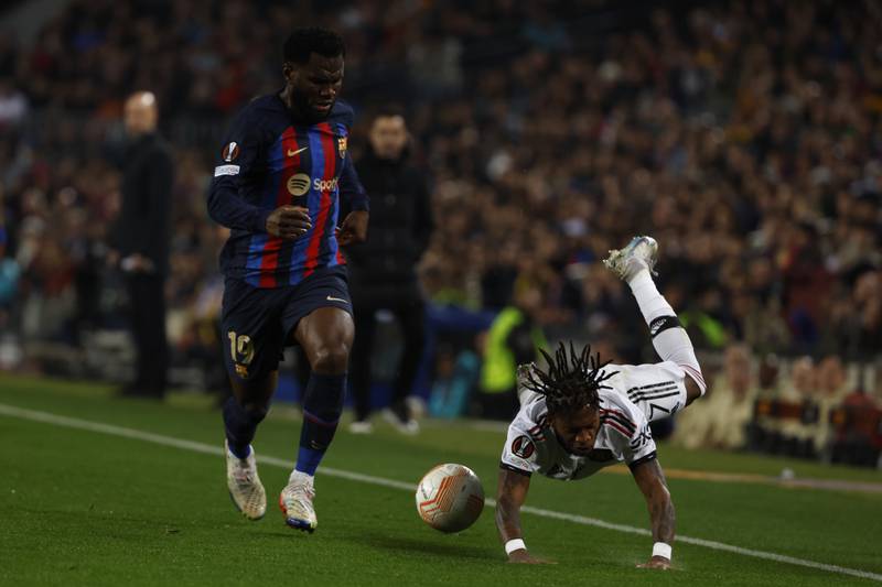 Franck Kessie – 4 Ineffective for long periods, allowing United to gain a foothold in the game. Couldn’t provide an adequate shield for his side’s rejigged defence and it was unsurprising when Xavi hooked him after falling behind. AP