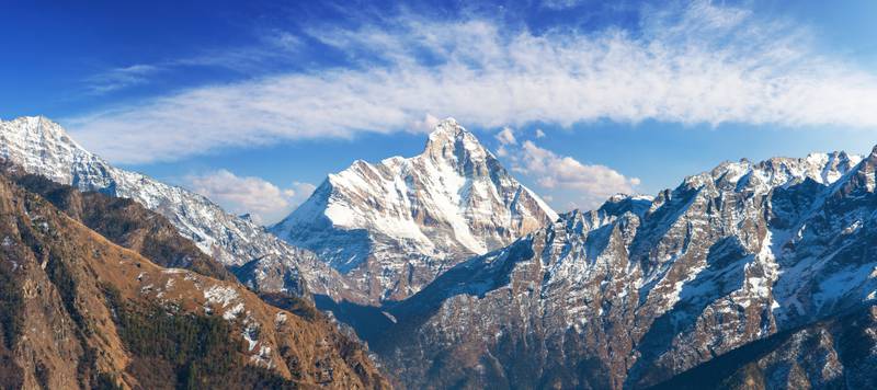 Nanda Devi, one of the highest mountains in the Indian Himalayas. Getty Images