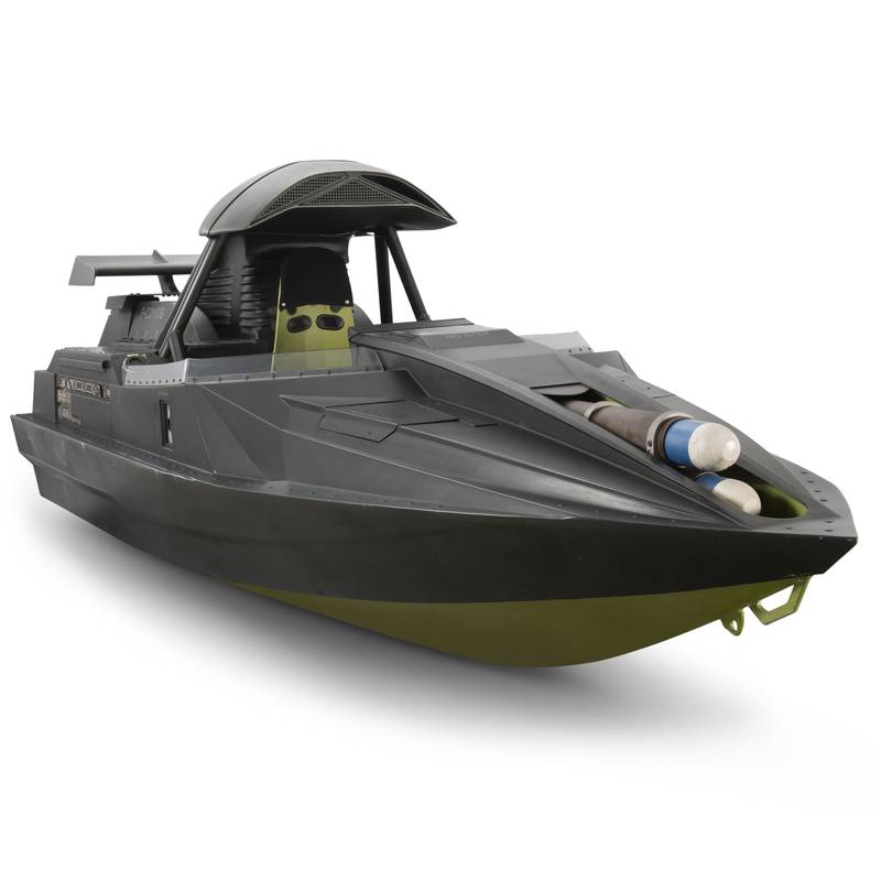 A Q Jet Boat that starred in 'The World Is Not Enough' in 1999. Estimate: £20,000-£30,000. Photo: Christie's
