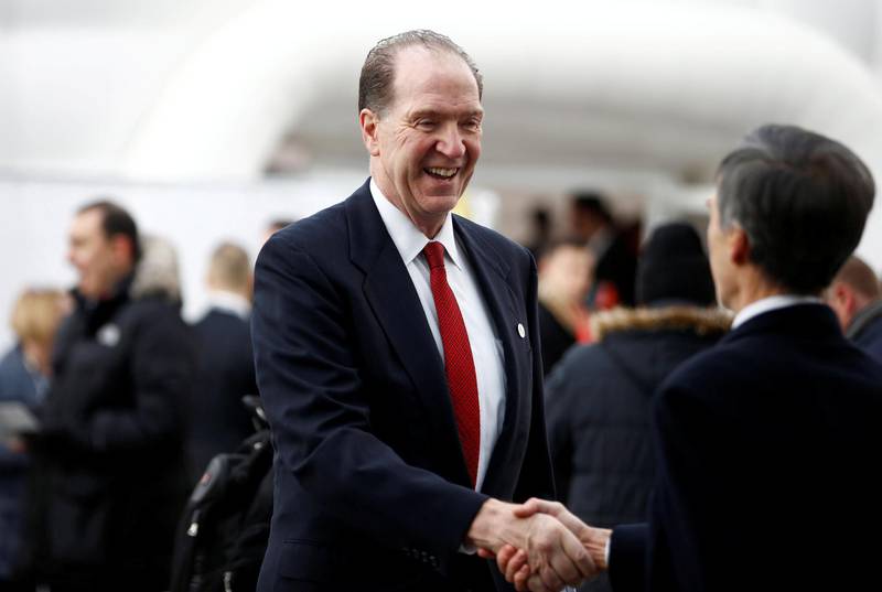 FILE PHOTO: World Bank President David Malpass arrives at the UK-Africa Investment Summit in London, Britain January 20, 2020. REUTERS/Henry Nicholls/File Photo