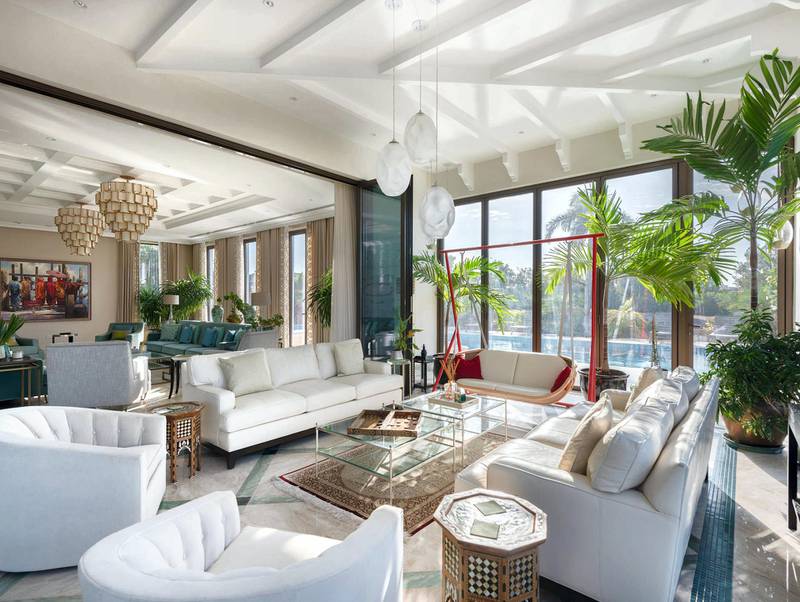 The relaxed living space. Courtesy Luxhabitat Sotheby's International Realty