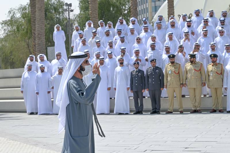 Sheikh Mohammed bin Rashid, Vice President and Ruler of Dubai, honouring the 250 graduates of the UAE Government Leaders Programme at Expo 2020 Dubai. Photo: Dubai Media Office