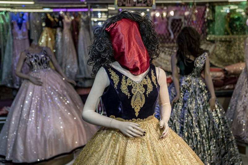 The Taliban eventually allowed shop owners to cover mannequins’ heads