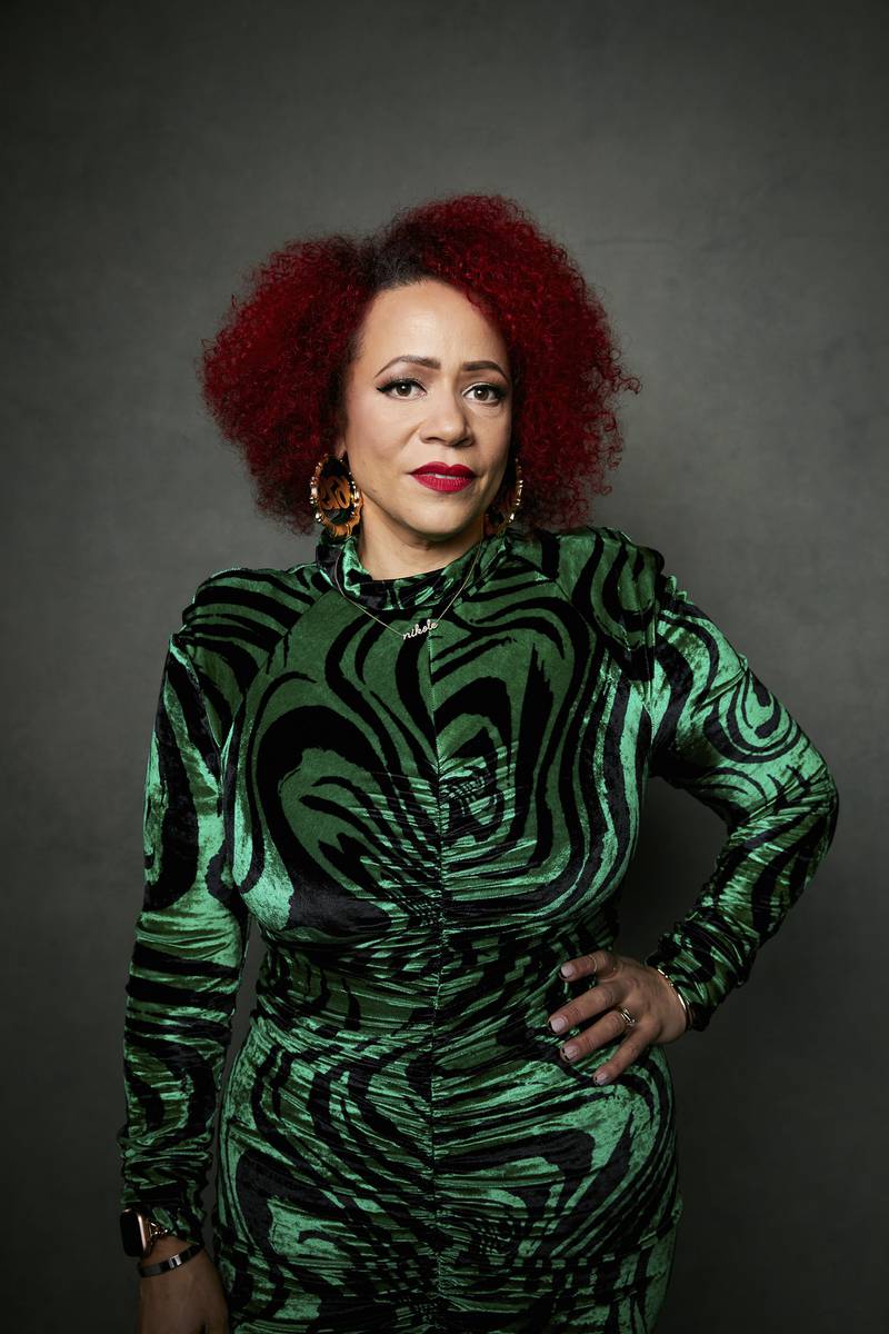 Executive producer Nikole Hannah-Jones at a portrait session to promote the series The 1619 Project. Invision / AP