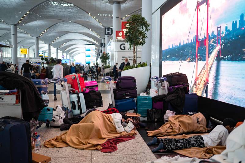 Europe's busiest airport in Istanbul delayed its reopening and Greece declared a public holiday as the Mediterranean neighbours began digging themselves out following a rare snowstorm. AFP