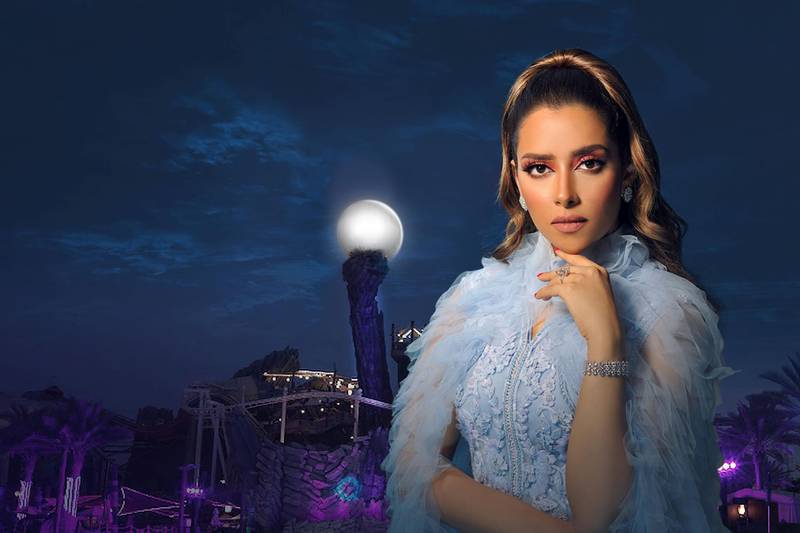 Emirati singer Balqees Fathi is set to perform at Abu Dhabi's Yas Waterworld in March 2019. Courtesy Yas Waterworld