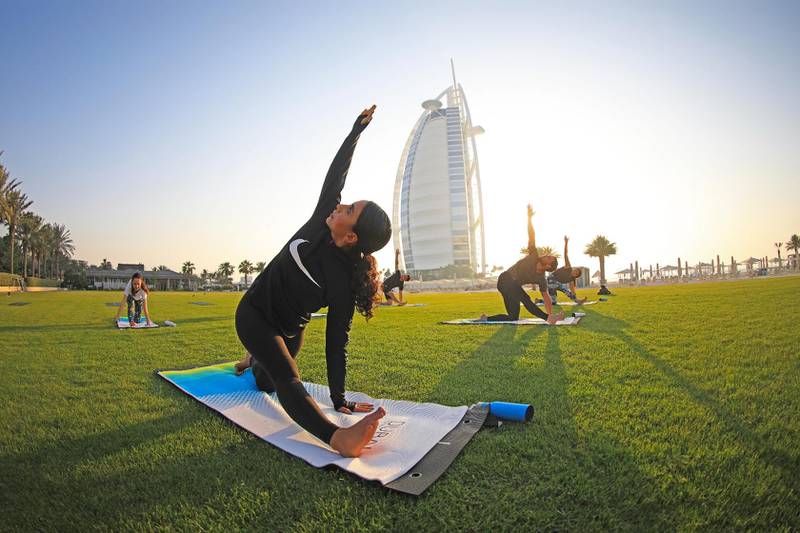 The 2020 Dubai Fitness Challenge is running from October 30 to November 28. Courtesy Dubai Fitness Challenge