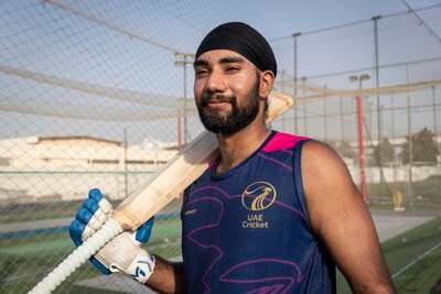 Lovepreet Singh has been selected to the UAE team. Antonie Robertson / The National