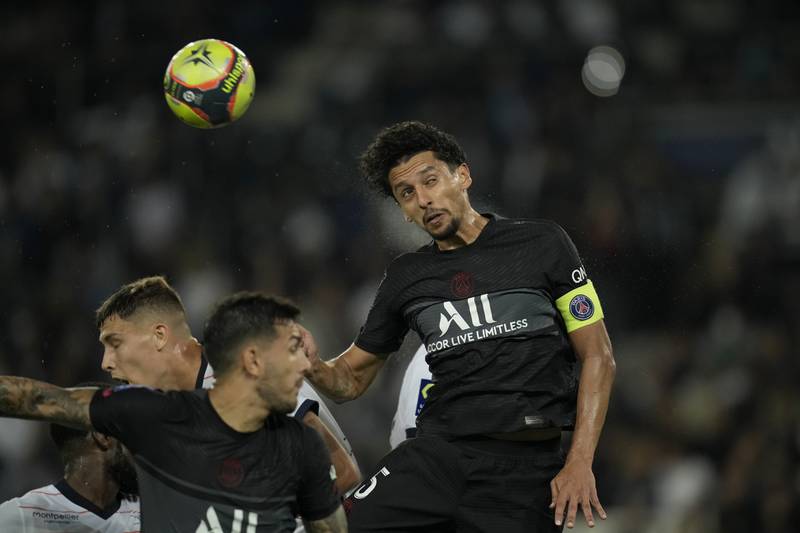 Marquinhos - 7, Looked authoritative at the back for PSG and was often able to take control no matter the situation. Also passed the ball well. AP Photo