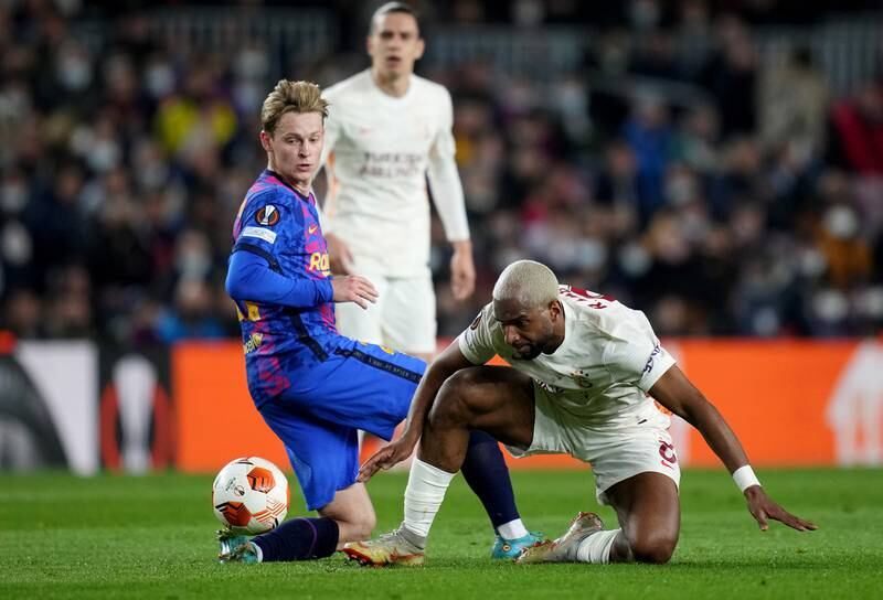 Frenkie De Jong 7. Nicked the ball to keep attacks going. Hit the post on 75 minutes as Barça pushed and pushed, to no avail.  Getty Images
