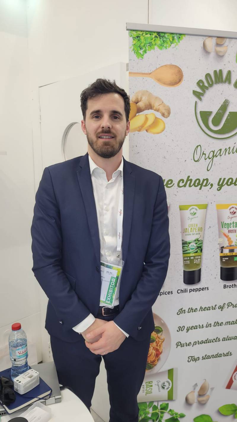 Sylvain Nevado, sales and marketing manager at French firm Riviera, said consumers want simple and easily available ingredients. Photo: Patrick Ryan