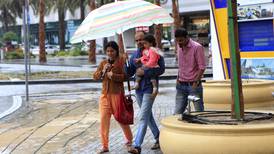 Parts of UAE hit by heavy rain and hail with more wet weather and fog in store