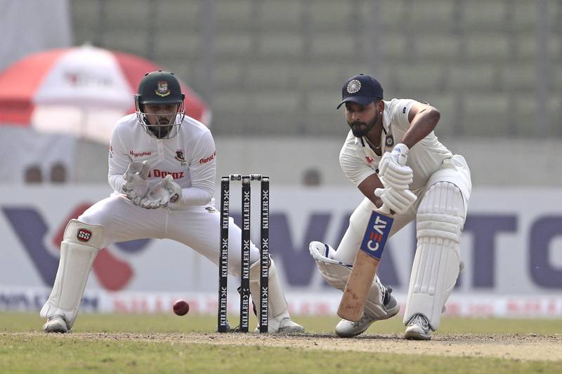 Shreyas Iyer guided India to victory in the second Test against Bangladesh. AP