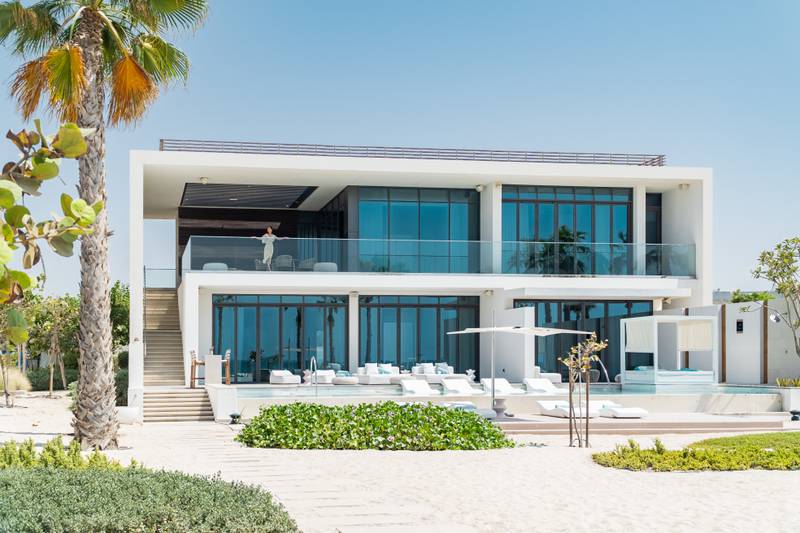 A three-bedroom villa at Nikki Beach Resort & Spa.