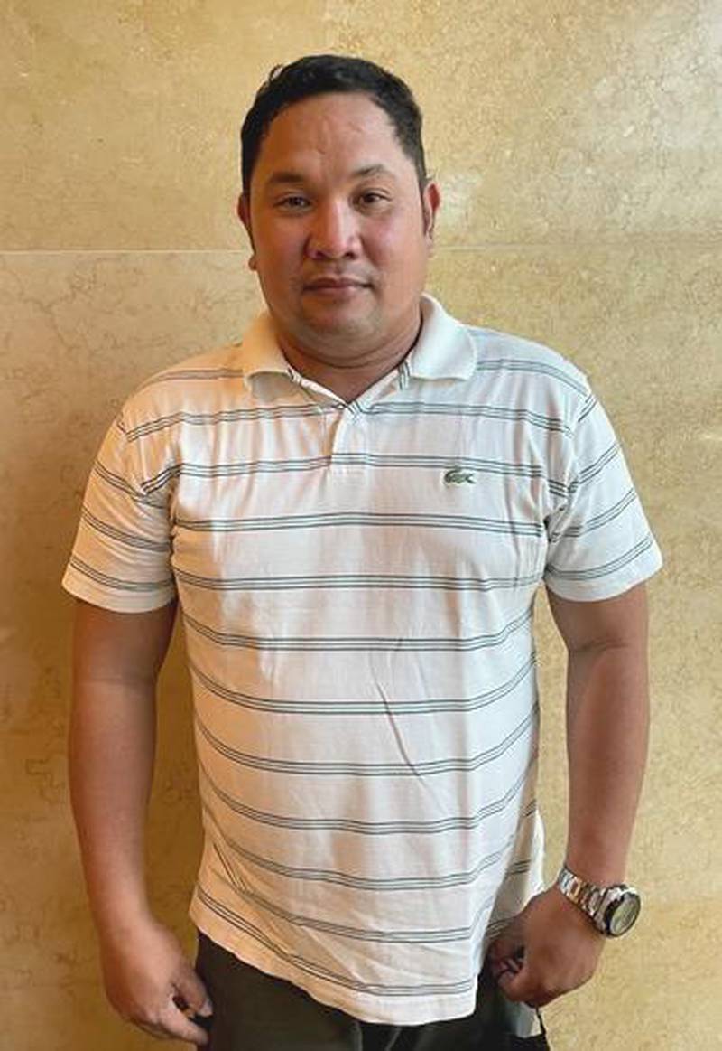 Roland Baltazar, a Filipino delivery driver in Abu Dhabi, has won Dh1 million from the Mahzooz draw. Mahzooz