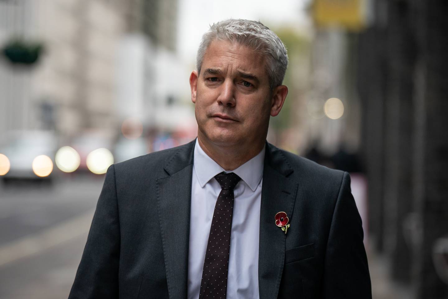 Health Secretary Steve Barclay before his meeting with Pat Cullen, the head of the Royal College of Nurses, as he tries to avert strike action. PA