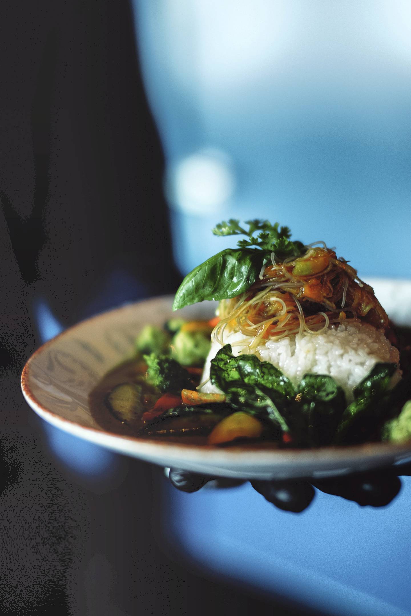 The Thai green curry from Epitome is a stand-out dish. Photo: Epitome