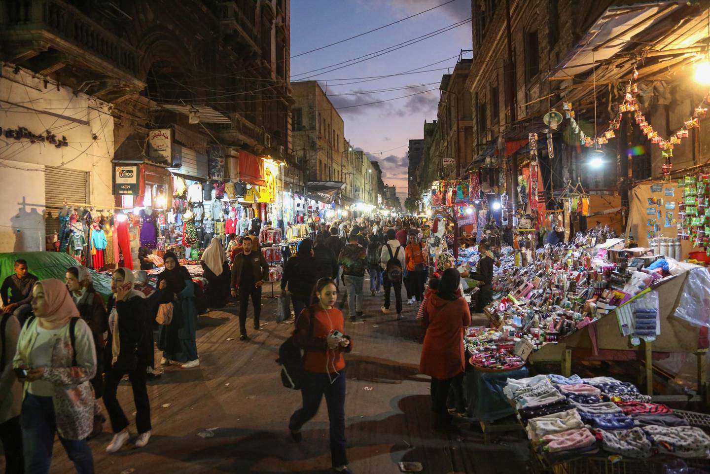 A market in Alexandria, Egypt. Bloomberg