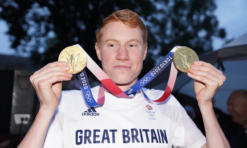 Tom Dean has been awarded an MBE for services to swimming.