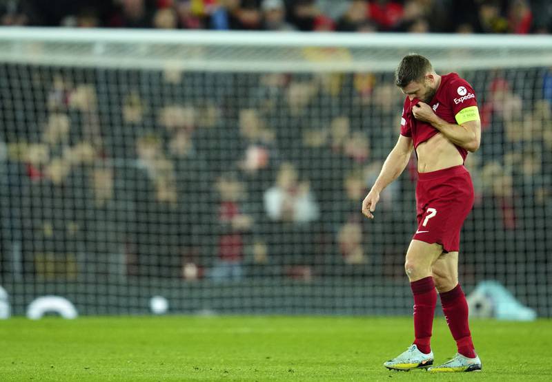 James Milner - 6. The 36-year-old worked hard until he came out worse in a clash of heads. As a result he made way for Elliott in the 48th minute. AP