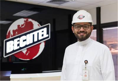 Abdulrahman Al-Ghabban was appointed as Saudi Arabia country manager for the US-based construction company, Bechtel last month. Courtesy of Bechtel