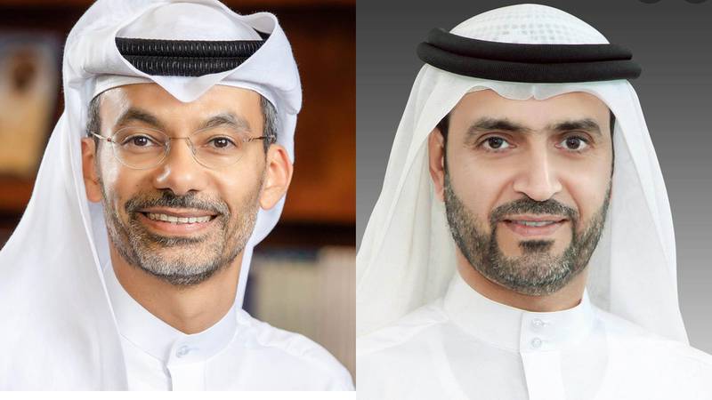 Dr. Alawi AlSheikh-Ali and Awad Al Ketbi. Courtesy Dubai Government Media Office