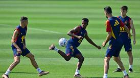 Fati, Williams and Busquets train with Spain but Carvajal sits out with flu - in pictures