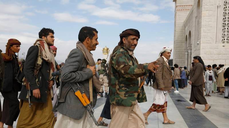 An image that illustrates this article Who are Yemen’s Houthi rebels?