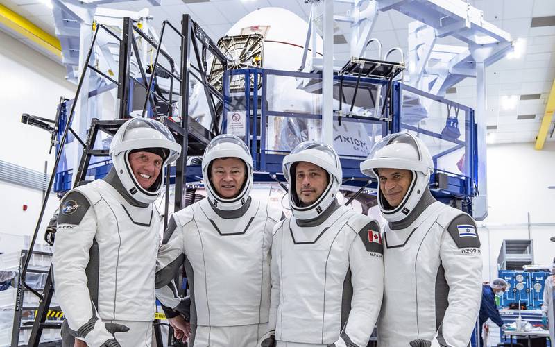 These private astronauts are part of the Ax-1 mission, the first US-led private mission to the International Space Station. Photo: Axiom Space