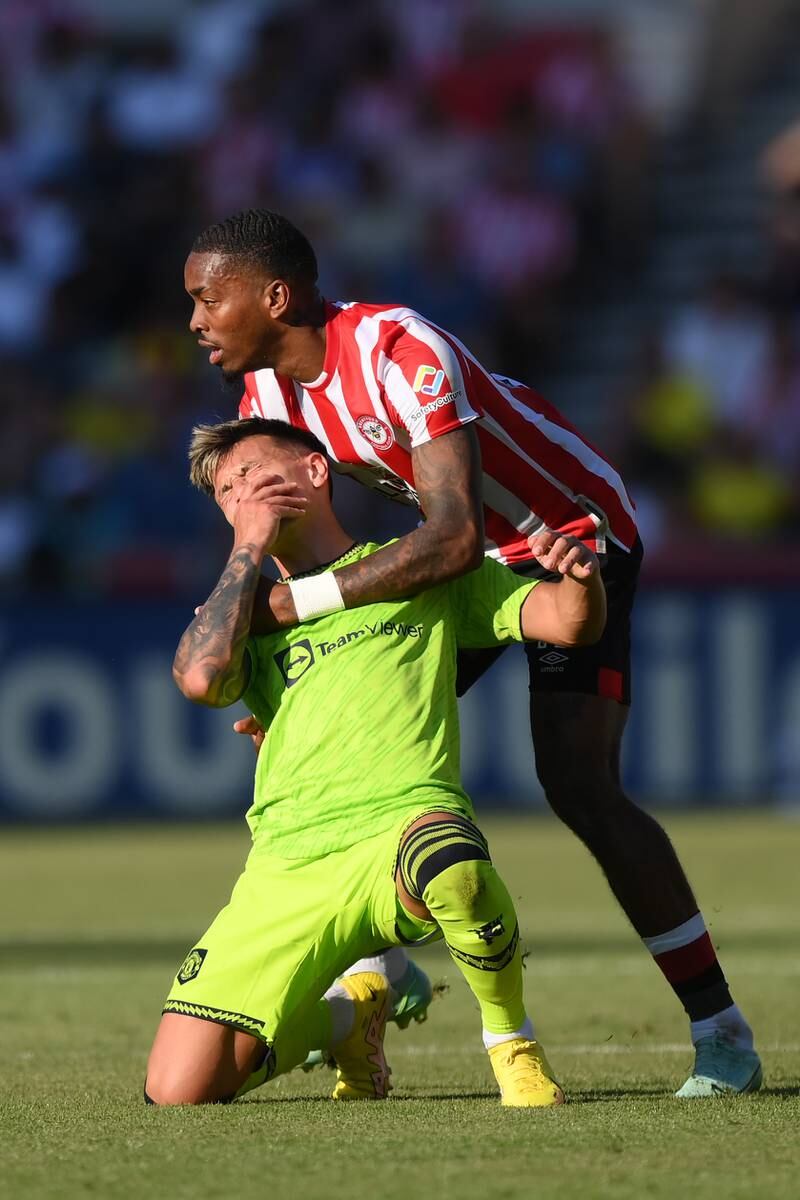 Ivan Toney – 9. Despite not getting on the scoresheet, Toney did not disappoint. He caused constant problems for the United defence, making the most of the mis-match handed to him with Lisandro Martinez. Also, a fantastic assist for Brentford’s fourth. Getty