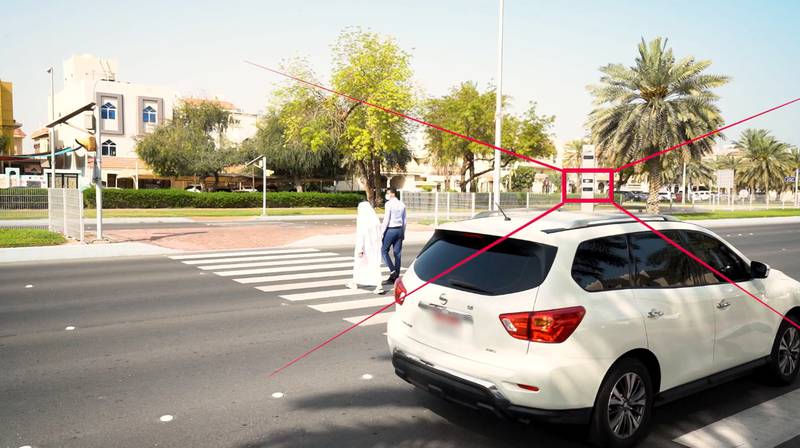 A radar system has been installed at pedestrian crossings in Abu Dhabi, police said. Photo: Wam