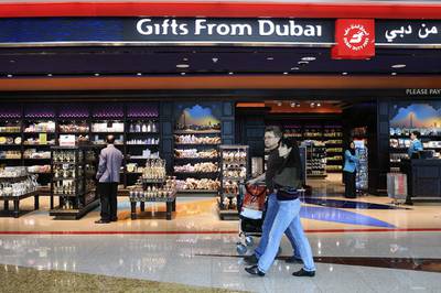 Dubai Duty Free reported $1bn of sales in the first half of 2018 and plans to double turnover by the end of the year. Sarah Dea / The National