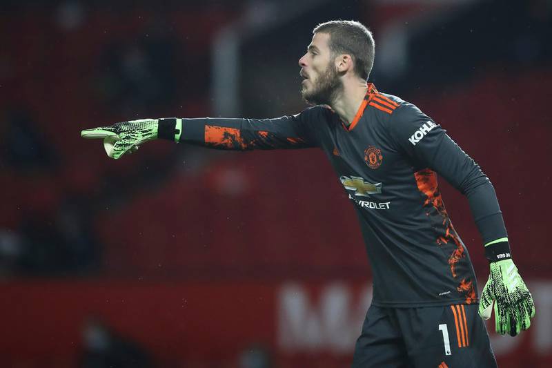MANCHESTER UNITED RATINGS:  David de Gea, 7: Couple of top saves and a clean sheet to end a week where he was overlooked by Spain as they hammered Germany. No issue with United’s goalkeeper. His crossbar saved him, though. AP