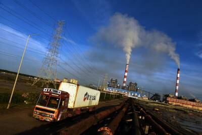 Coal accounts for about 70 per cent of the electricity generated in India. EPA