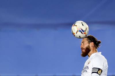 Real Madrid's Sergio Ramos in action. EPA
